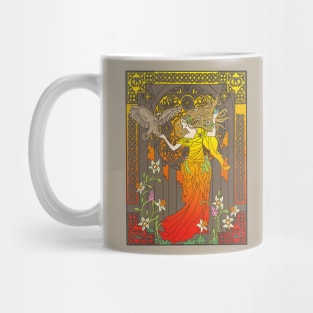 Celtic Woman (orange/yellow) Mug